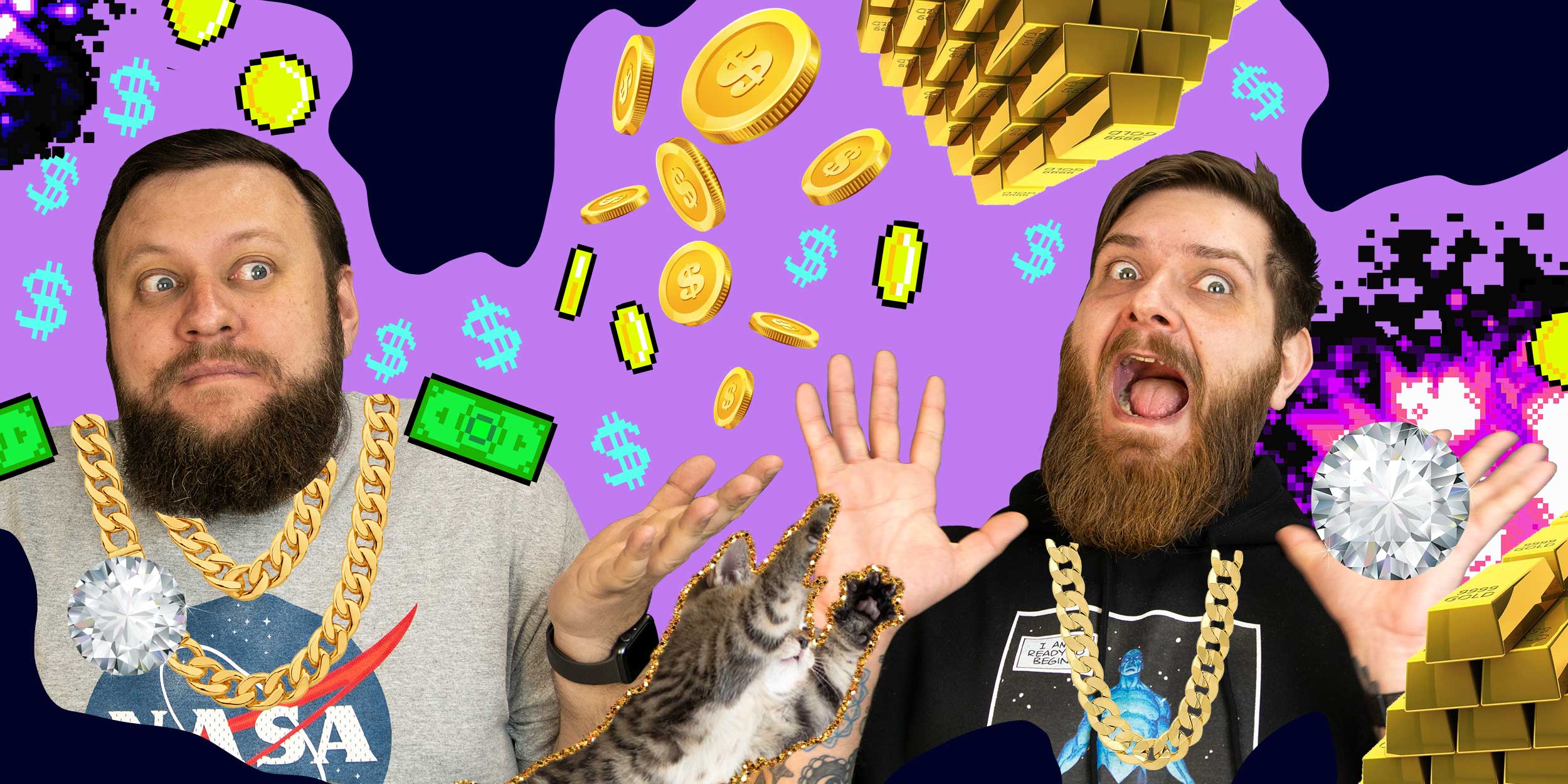 Два бородача из Лайфхакера зарабатывают и теряют реальные деньги в инвест-челлендже.