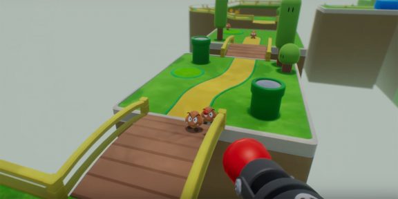 Видео дня: «Марио» как 3D-шутер с видом от первого лица
