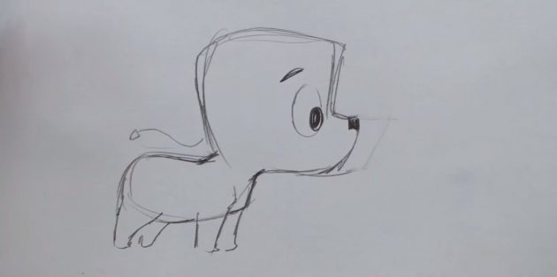 Нарисовать собаку для ребенка 5 лет thumbnail