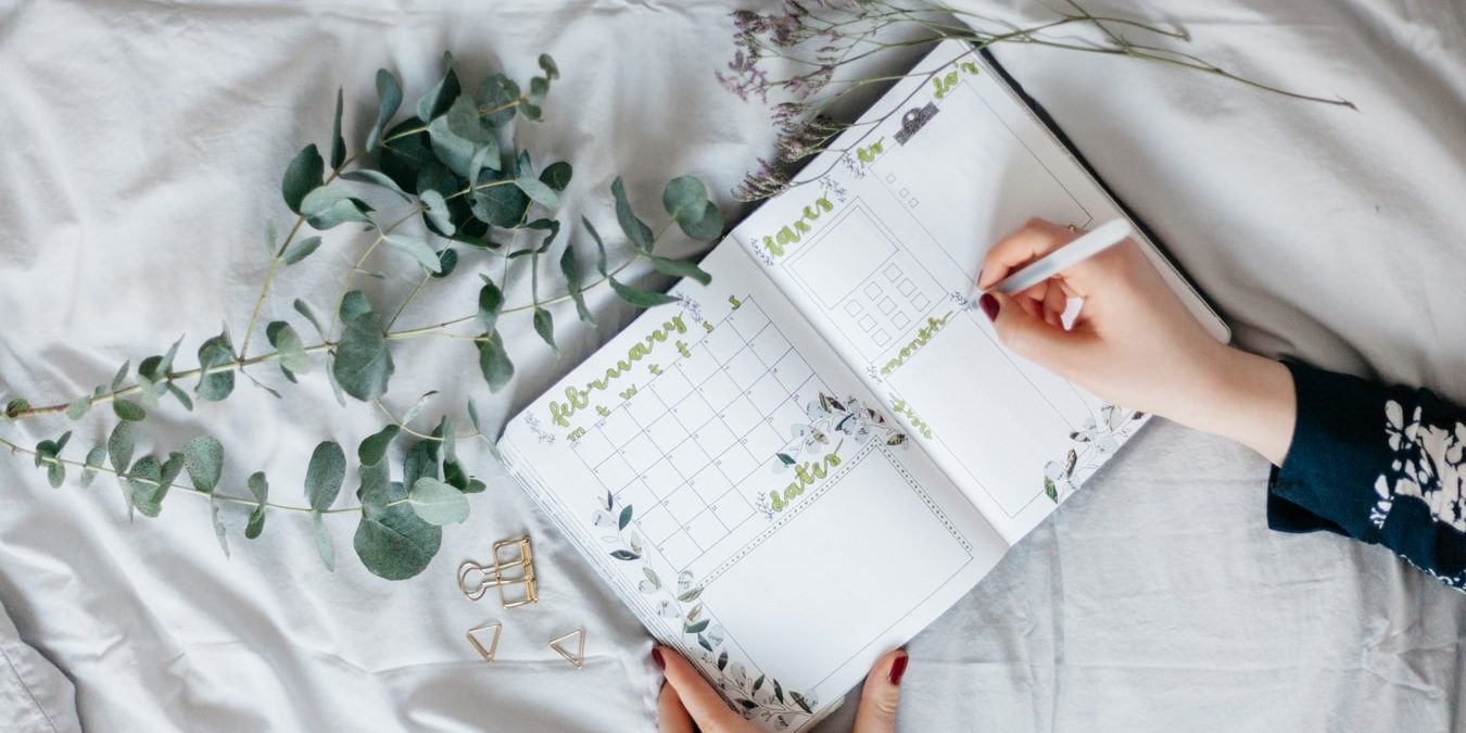 Bullet Journal leaves a lot of room for imagination.  You can get by with just a notepad and a pen.  And if the soul asks for creativity and bright colors, try to come up with an interesting design for each spread.  Here are some options:
