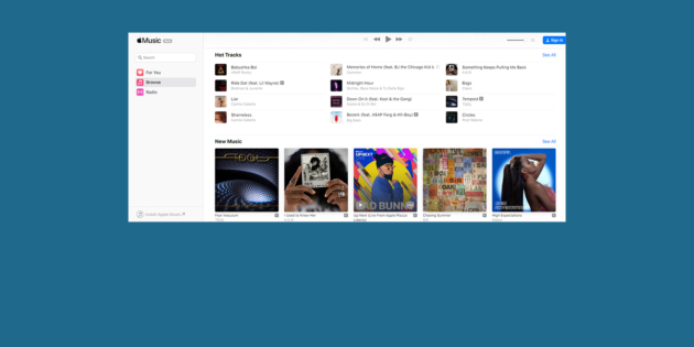 � Apple Music ��������� ����������� ���-������