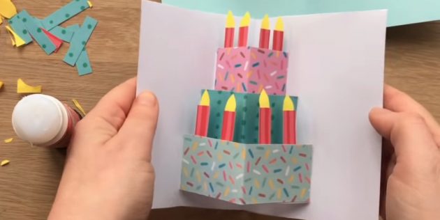 Легкие открытки на день рождения