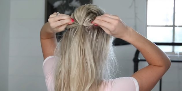 Причёски на длинные волосы: сделайте хвостик пониже