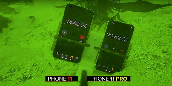 Смартфоны для водолазов: iPhone 11 и 11 Pro удивили в тесте на водонепроницаемость