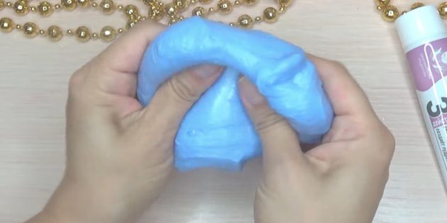 Как сделать слайм без клея из маски-плёнки, крема и пены для бритья