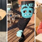 Готовимся к Хеллоуину в последний момент: 14 идей детских костюмов из картона