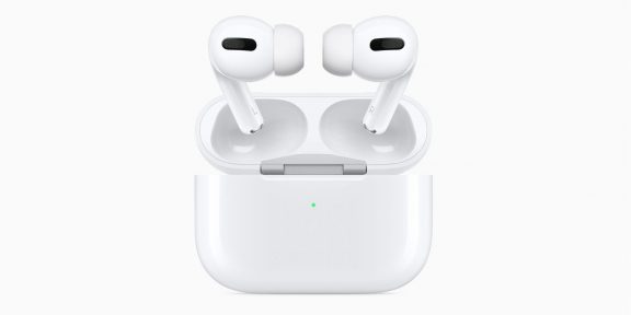 Apple представила наушники AirPods Pro. Они получили новый дизайн и активное шумоподавление.