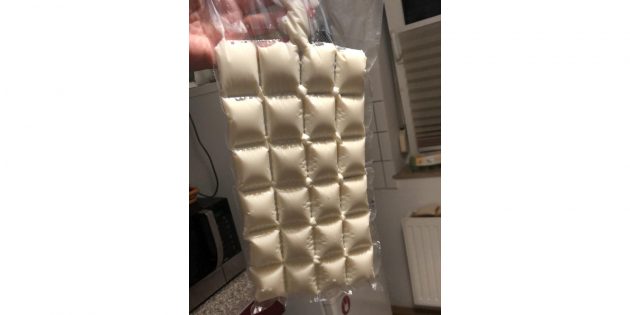 простые лайфхаки: замороженное молоко
