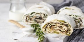10 very appetizing pita rolls that anyone can cook