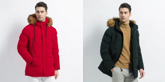 Купить мужскую зимнюю куртку можно на AliExpress