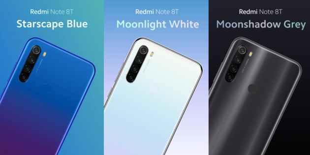Xiaomi анонсировала бюджетный смартфон Redmi Note 8T с NFC 