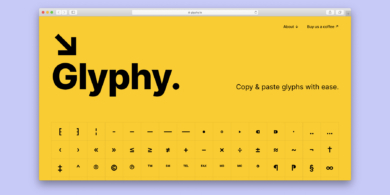 Glyphy.io — доступ к нестандартным Unicode-символам в один клик