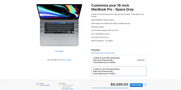 Apple выпустила новый 16-дюймовый MacBook Pro: лучшие характеристики за те же деньги