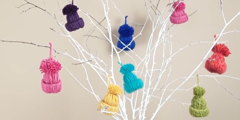 Ёлочные игрушки из втулок своими руками