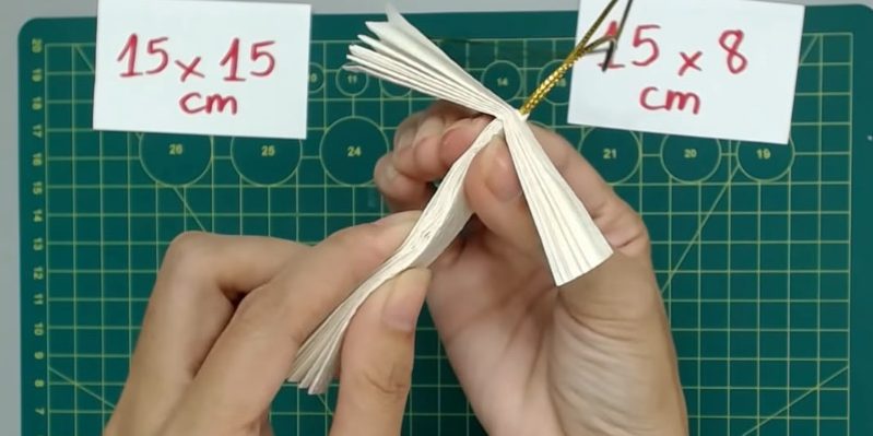 Склейте большую гармошку