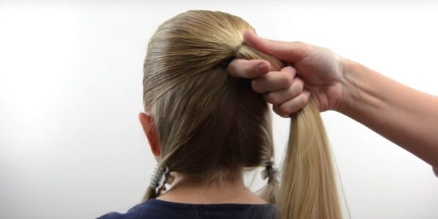новогодние причёски для девочек: разделите волосы