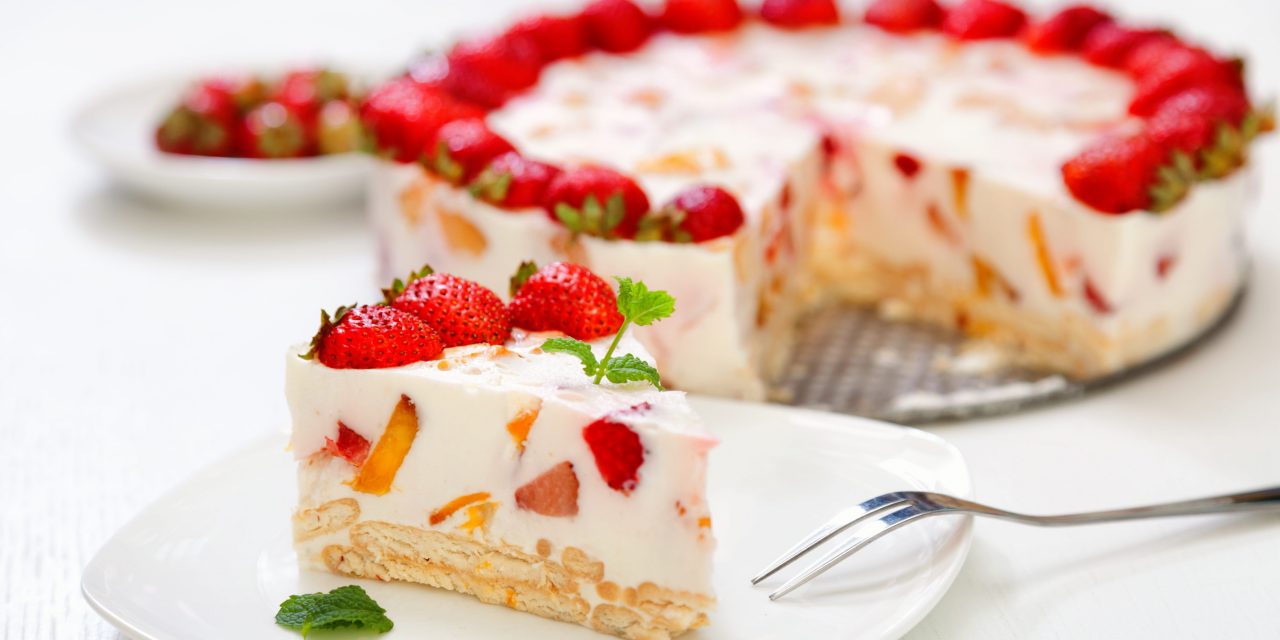 Торт «Битое стекло» без выпечки