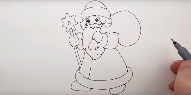 Как рисовать Снегурочку