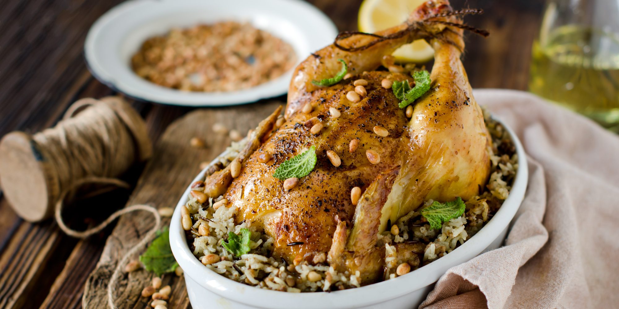 Пошаговый рецепт с фото: Курица без костей фаршированная черносливом и рисом