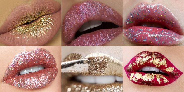 Glitter Makeup: Moisturize Your Lips Well