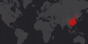 Создана онлайн-карта распространения китайского коронавируса по миру