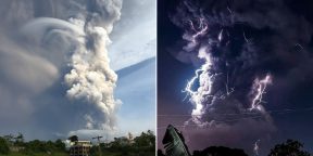 Пепел и молнии: извержение вулкана в 20 ужасающих фото