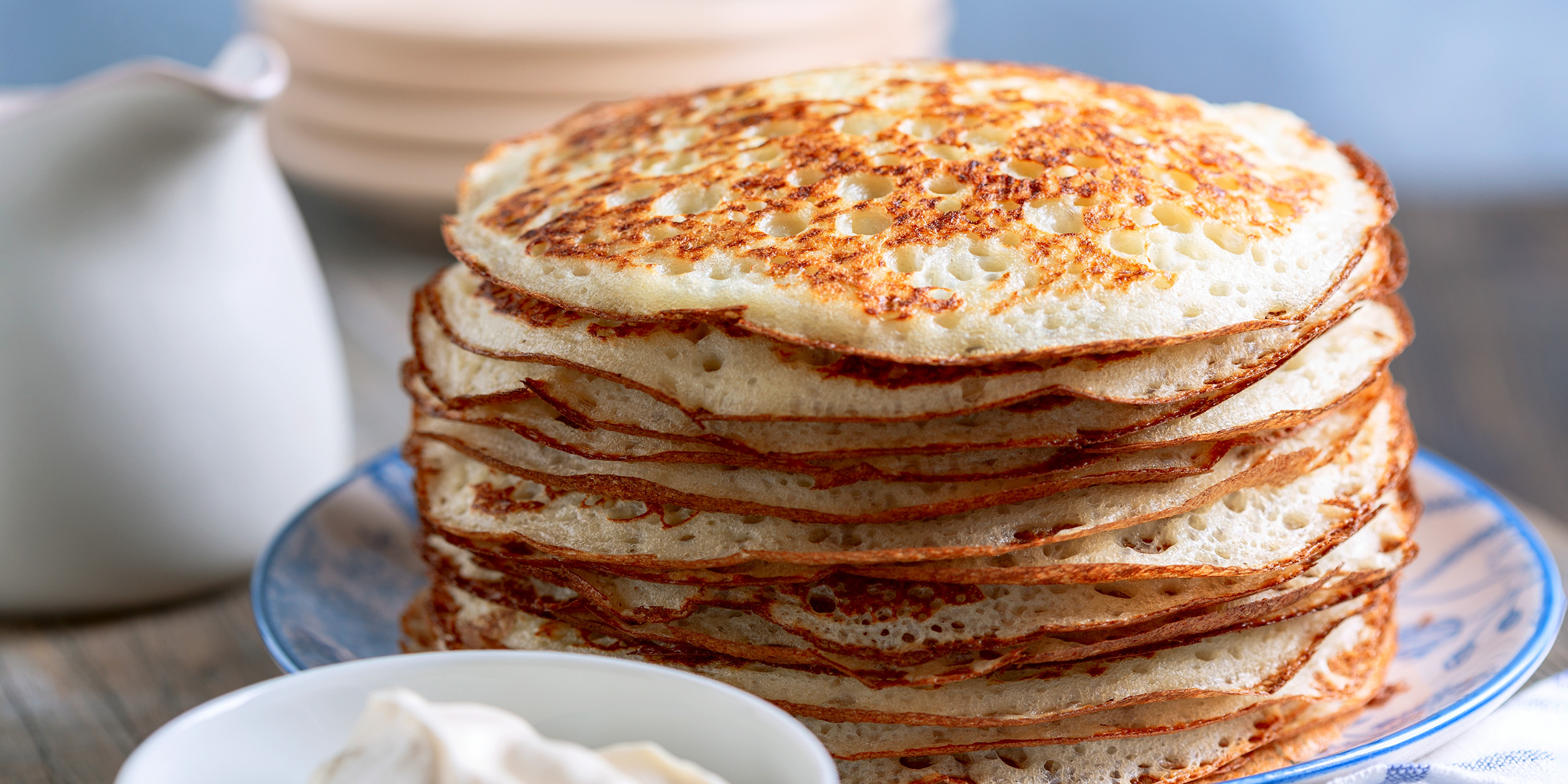 10 рецептов вкусных толстых блинов