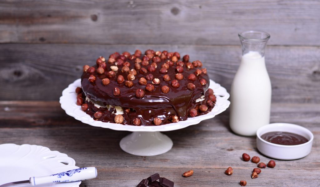 Шоколадно-ореховый торт-мильфей – пошаговый рецепт приготовления с фото