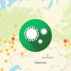 карта коронавируса в России