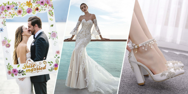 8 maga����������� ��������� ������zinov na AliExpress dlya podgotovki k svad'be