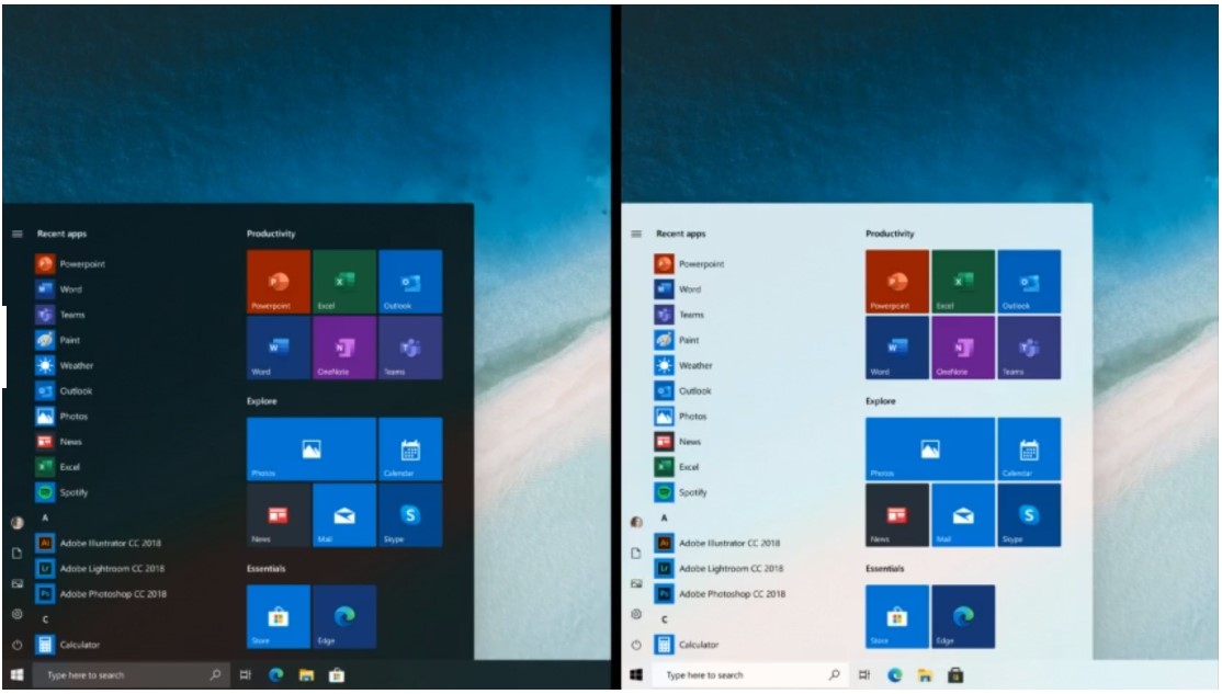 Microsoft показала новый «Пуск» в Windows 10