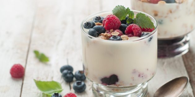 What foods contain iodine: yogurt