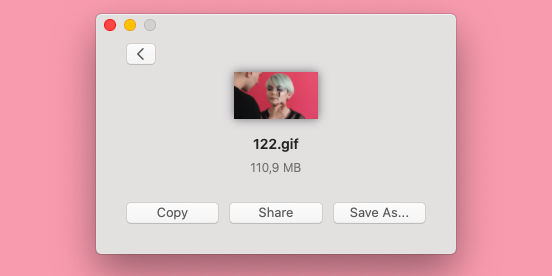 Gifski — бесплатный конвертер видео в GIF для Mac