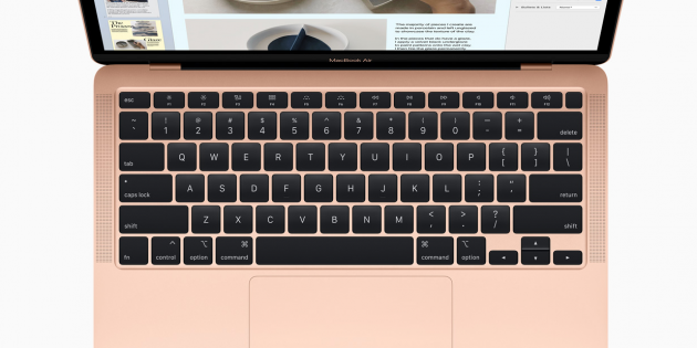 Apple представила новый MacBook Air с улучшенной клавиатурой