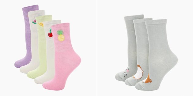 Что подарить бабушке на день рождения: забавные носки
