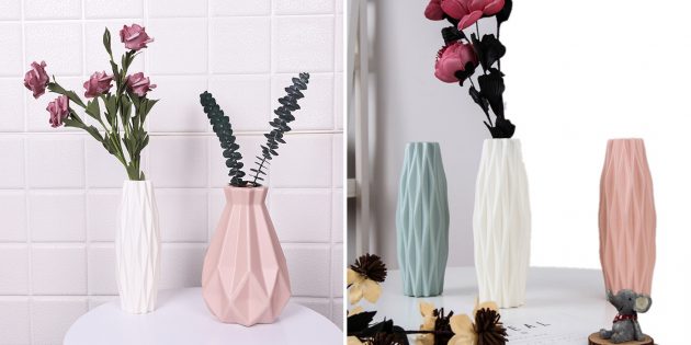 Недорогие товары для дома: ваза для цветов и сухоцветов