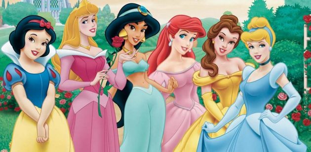 Герои мульфильмов: принцессы Disney