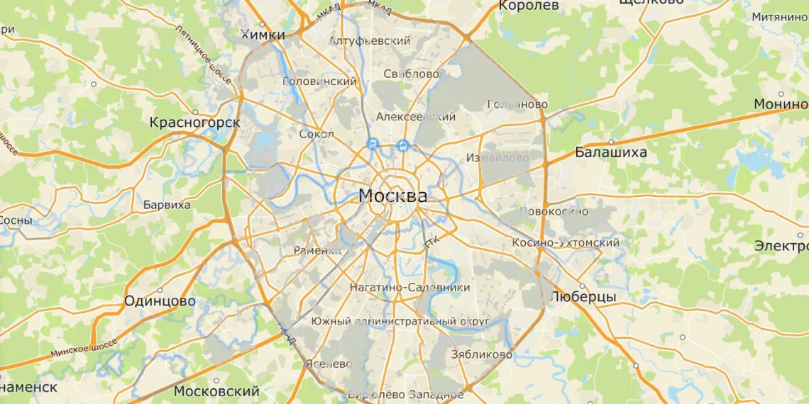 Мэрия Москвы опубликовала карту с графиком прогулок