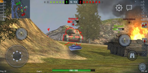 Быстродействие при игре в World of Tanks: Blitz