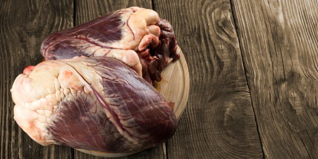 How and how much to cook beef heart