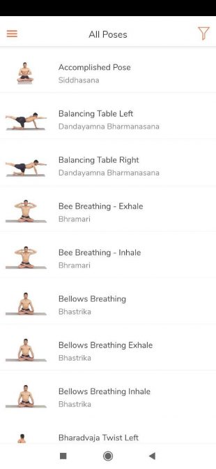 Приложения для йоги: Track Yoga