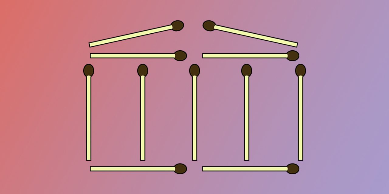 Картинка головоломки со спичками