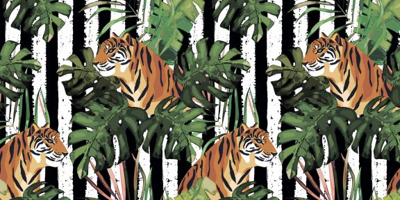 Проверка на внимательность: сколько тигров на картинке? Посчитайте!