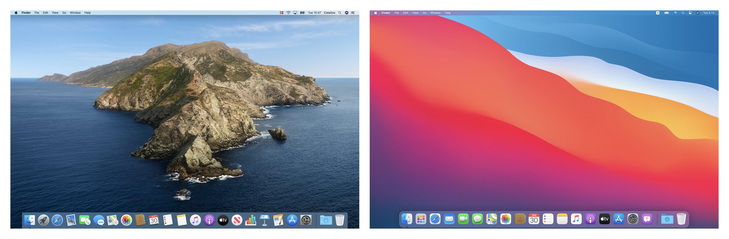 Что нового в macOS Big Sur: сравнение интерфейса с Catalina
