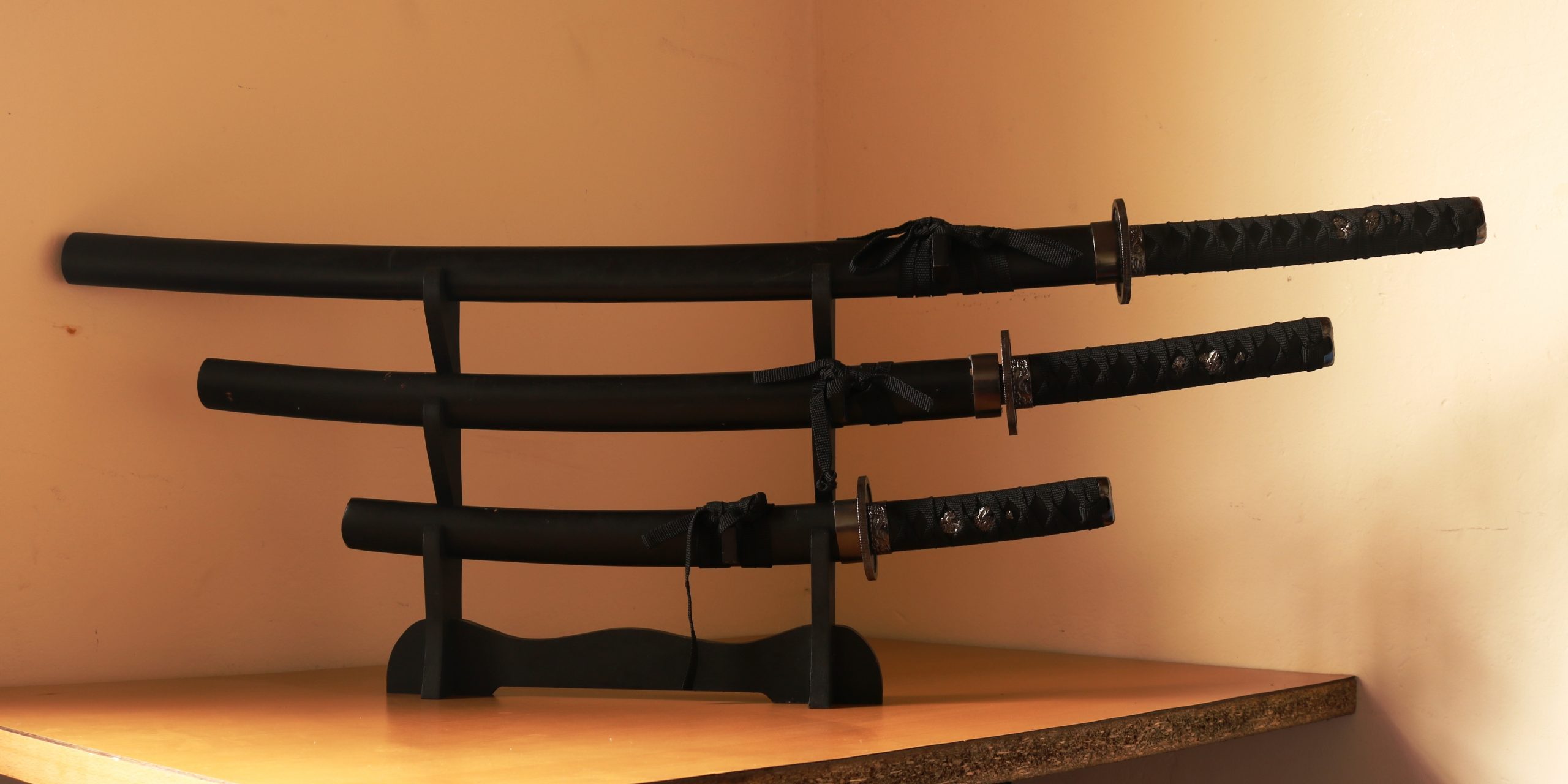 Набор самурайских мечей Бусидо (катана, вакидзаси, танто, катанакакэ), Артикул: 36568, 36569, 36570