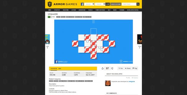 Бесплатные игры-головоломки онлайн: Unpuzzle и Unpuzzle 2