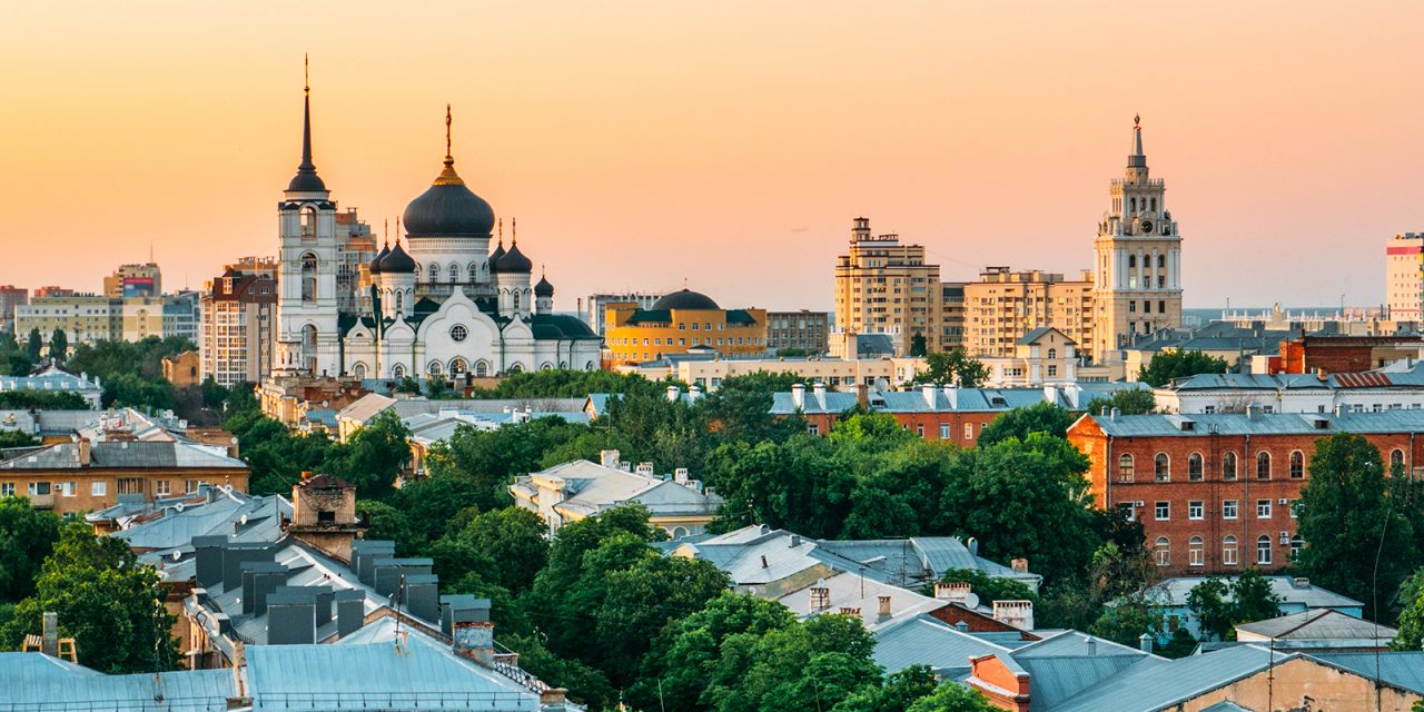 ЮВЖД И Благовещенский собор Воронеж