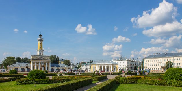 Достопримечательности Костромы: Сусанинская площадь