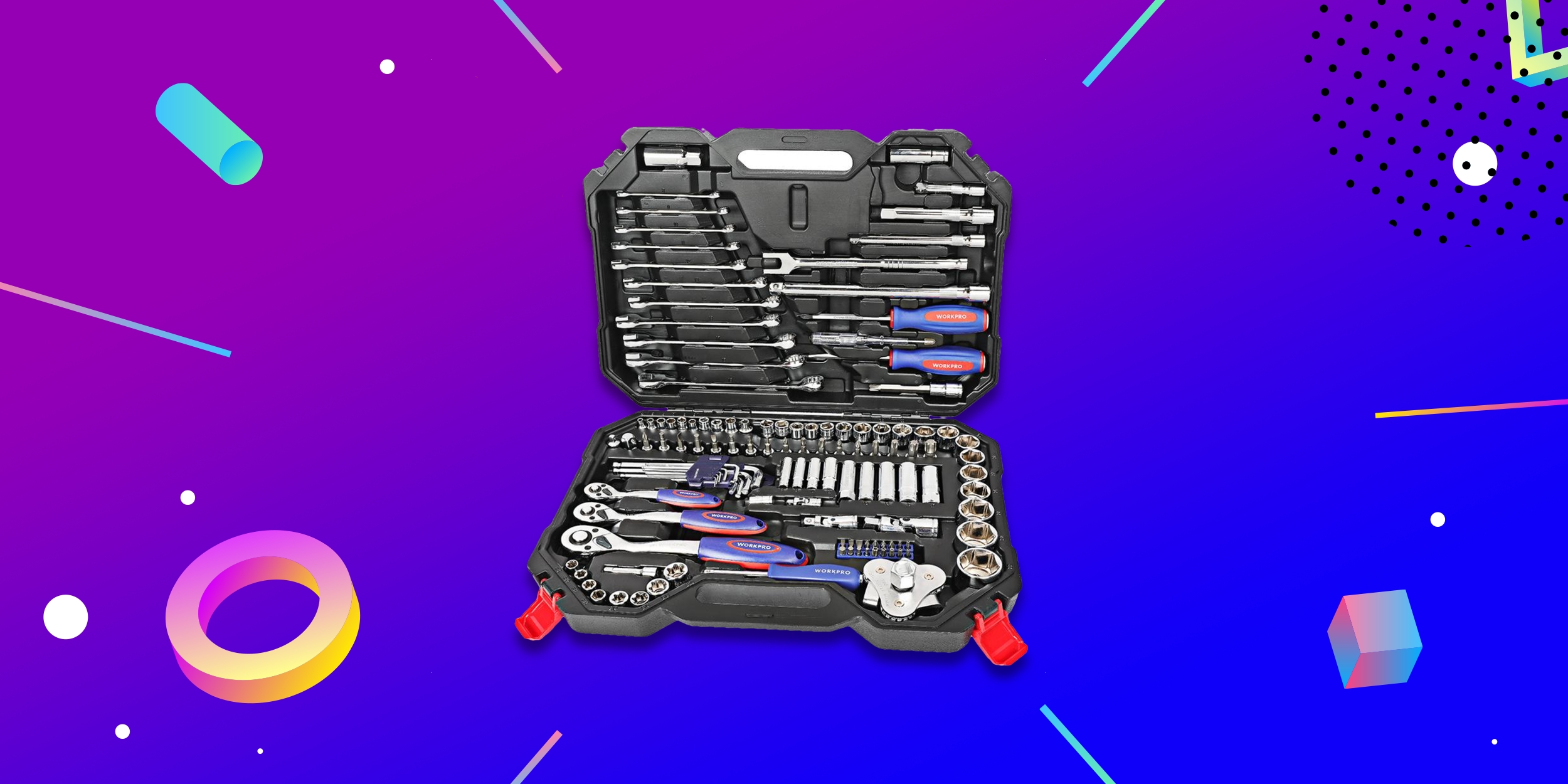 Надо брать: набор инструментов Workpro для ремонта авто и не только