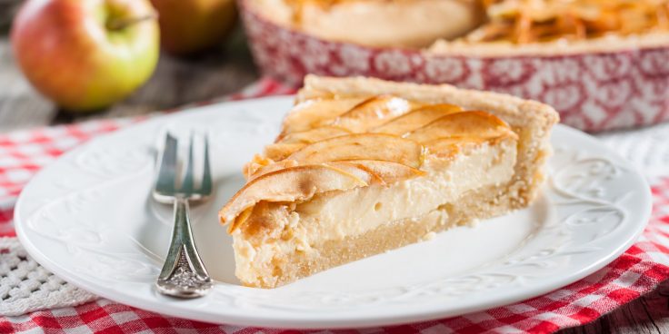 Пирог с творогом и яблоками - простой рецепт с фото пошагово